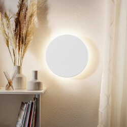 BRY-PALERMO-M-RND-WHT-12W-3000K-IP65-WALL LIGHT - 2