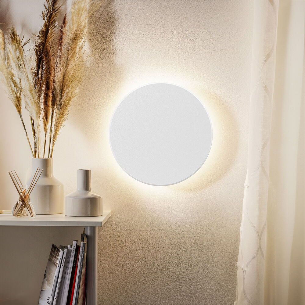 BRY-PALERMO-M-RND-WHT-12W-3000K-IP65-WALL LIGHT - 2