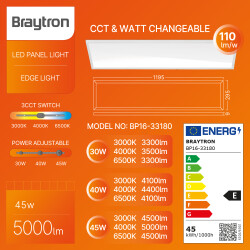 BRY-PANELLED-40W-295x1195-WHT-3IN1-LED PANEL - 3