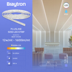  BRY-PLUSLINE-12W-96L-5050-RGBW+CW-24V-IP20-LED ST - 3