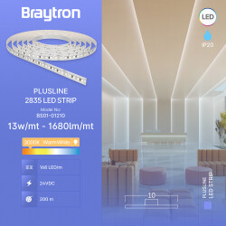 BRY-PLUSLINE-13W-168L-2835-3000K-24V-IP20-LED STRI - 3