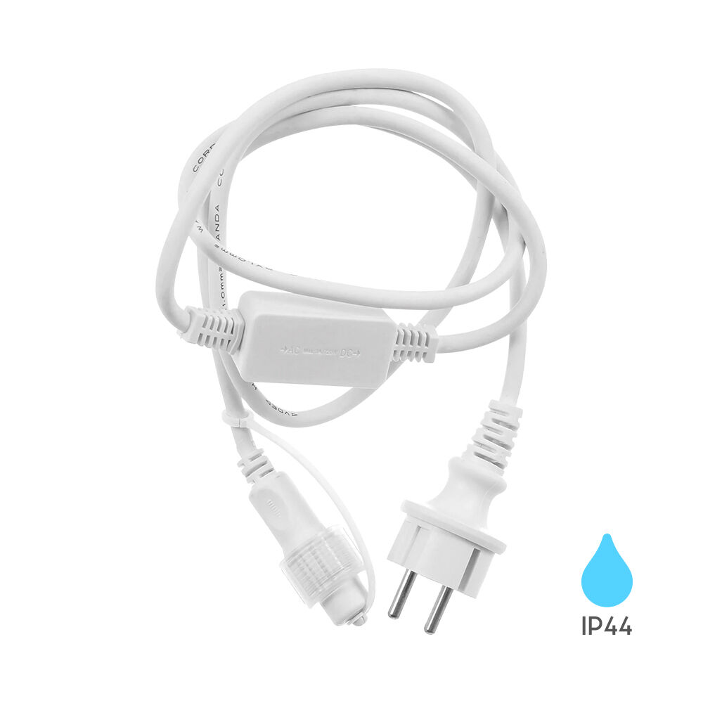 BRY-POWER CORD-WHT-FOR GHIRLANDE-50LED-1.5MT - 1