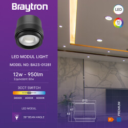 BRY-PREMIUM-12W-3IN1-38D-LED MODUL - 3