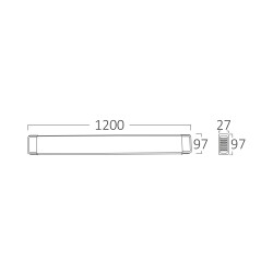 BRY-PROLINE-PB-100W-1.2MT-PLS-4000K-LED WALL LIGHT - 3