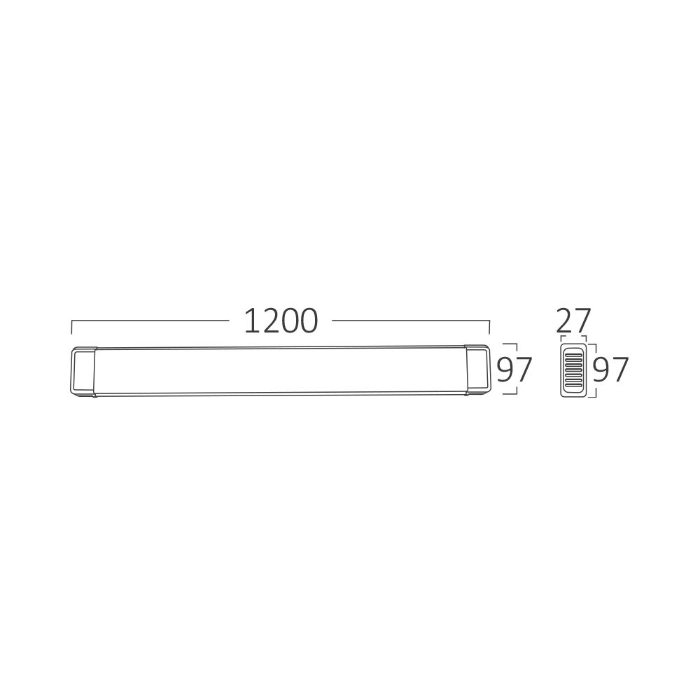 BRY-PROLINE-PB-100W-1.2MT-PLS-4000K-LED WALL LIGHT - 3