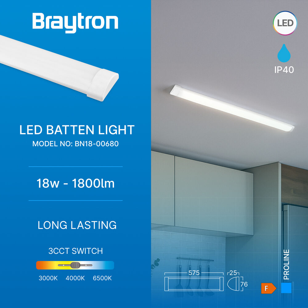BRY-PROLINE-PS-18W-0.6MT-PLS-3IN1-LED WALL LIGHT - 3