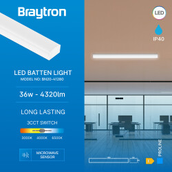 BRY-PROLINE-PT-36W-1.2MT-SNS-WHT-3IN1-LED BATTEN - 3