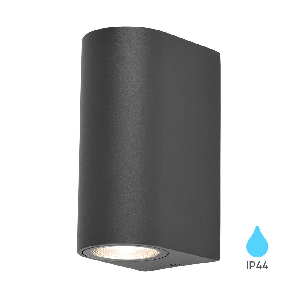 BRY-RITA-P-WL.2-GRY-2xGU10-IP44-WALL LIGHT - 1