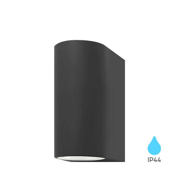 BRY-RITA-PL-WL.2-GRY-2x5W-3000K-IP44-WALL FIXTURE - 1