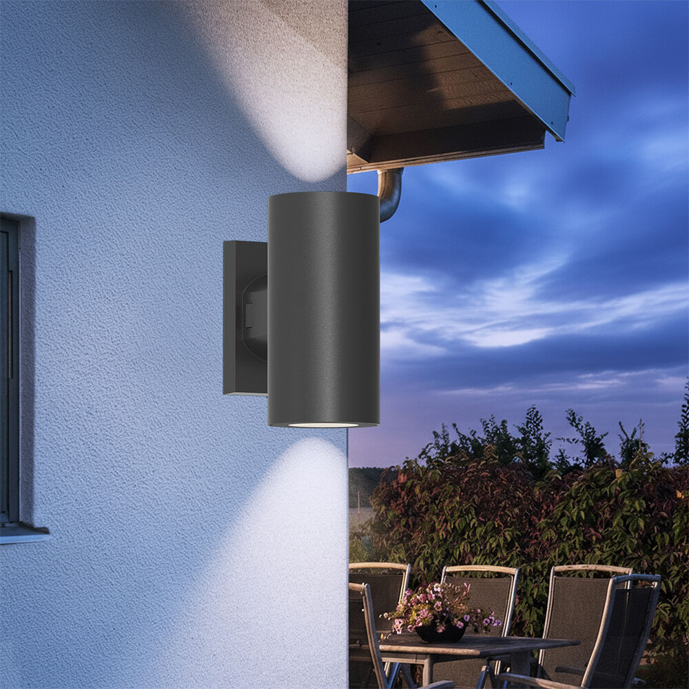 BRY- RITA-R-BLC-2xGU10-IP65-WALL LIGHT - 2