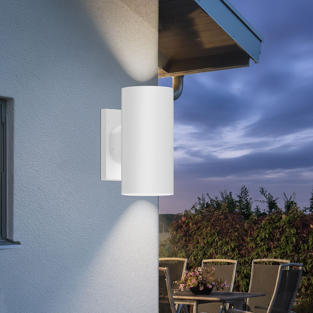 BRY- RITA-R-WHT-2xGU10-IP65-WALL LIGHT - 2