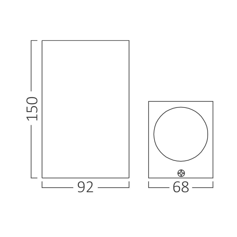 BRY-RITA-T-WL.2-WHT-2xGU10-IP44-WALL LIGHT - 3