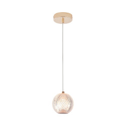 BRY-S001R-1H-1xG9-GLD-PENDANT LIGHT - 