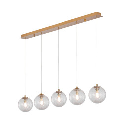 BRY-S002S-5H-5xG9-GLD-PENDANT LIGHT - 