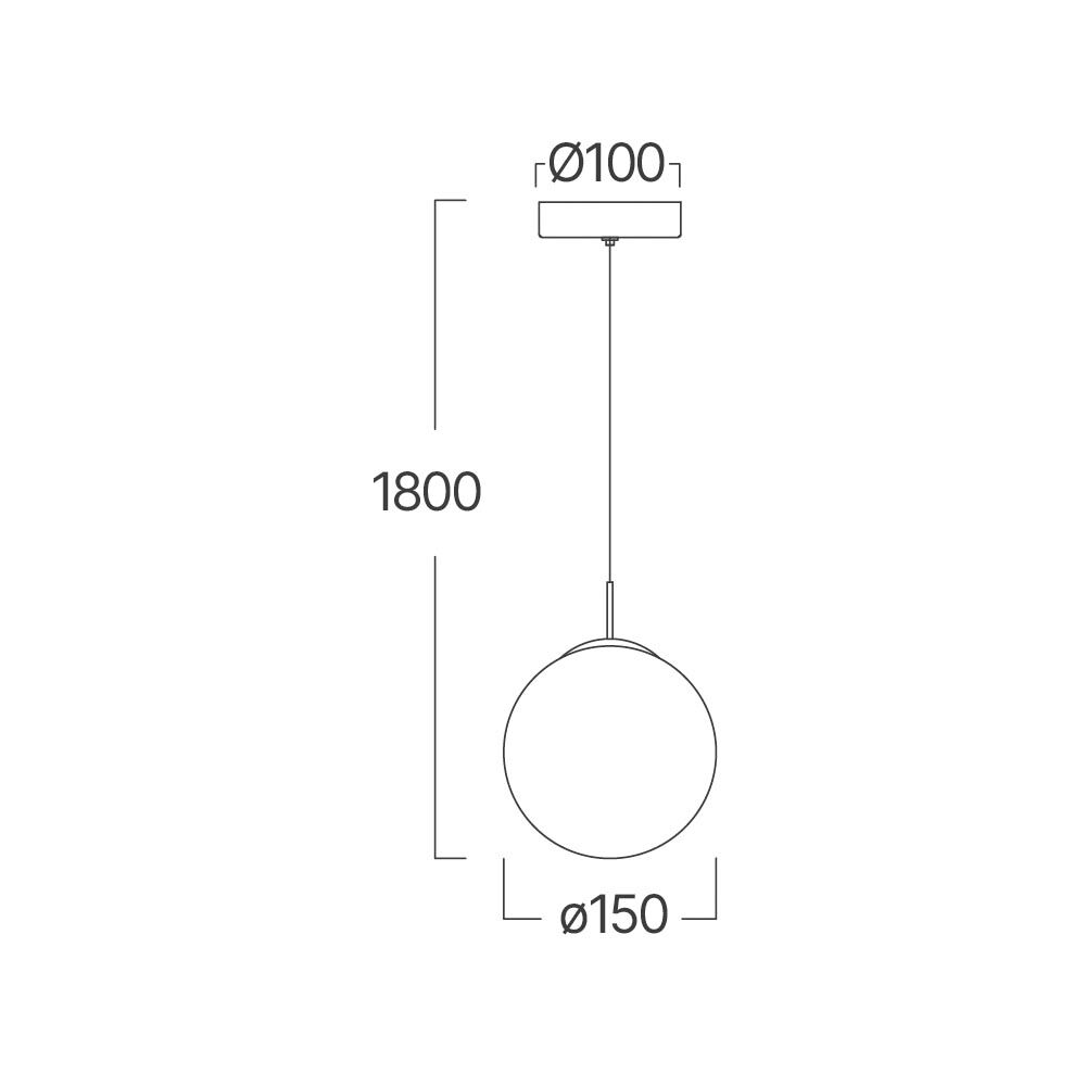 BRY-S003R-1H-1xG9-AMB-PENDANT LIGHT - 4