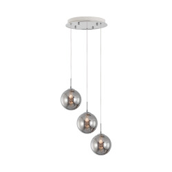 BRY-S003R-3H-3xG9-SMK-PENDANT LIGHT - 