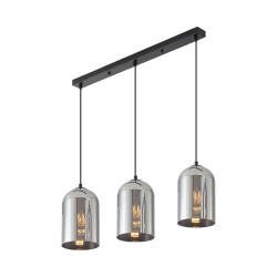 BRY-S004S-3H-3xE27-SMK-PENDANT LIGHT - 
