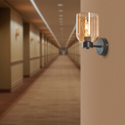 BRY-S004W-1H-1xE27-AMB-WALL LIGHT - (1)