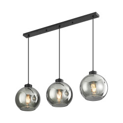 BRY-S005S-3H-3xE27-SMK-PENDANT LIGHT - 