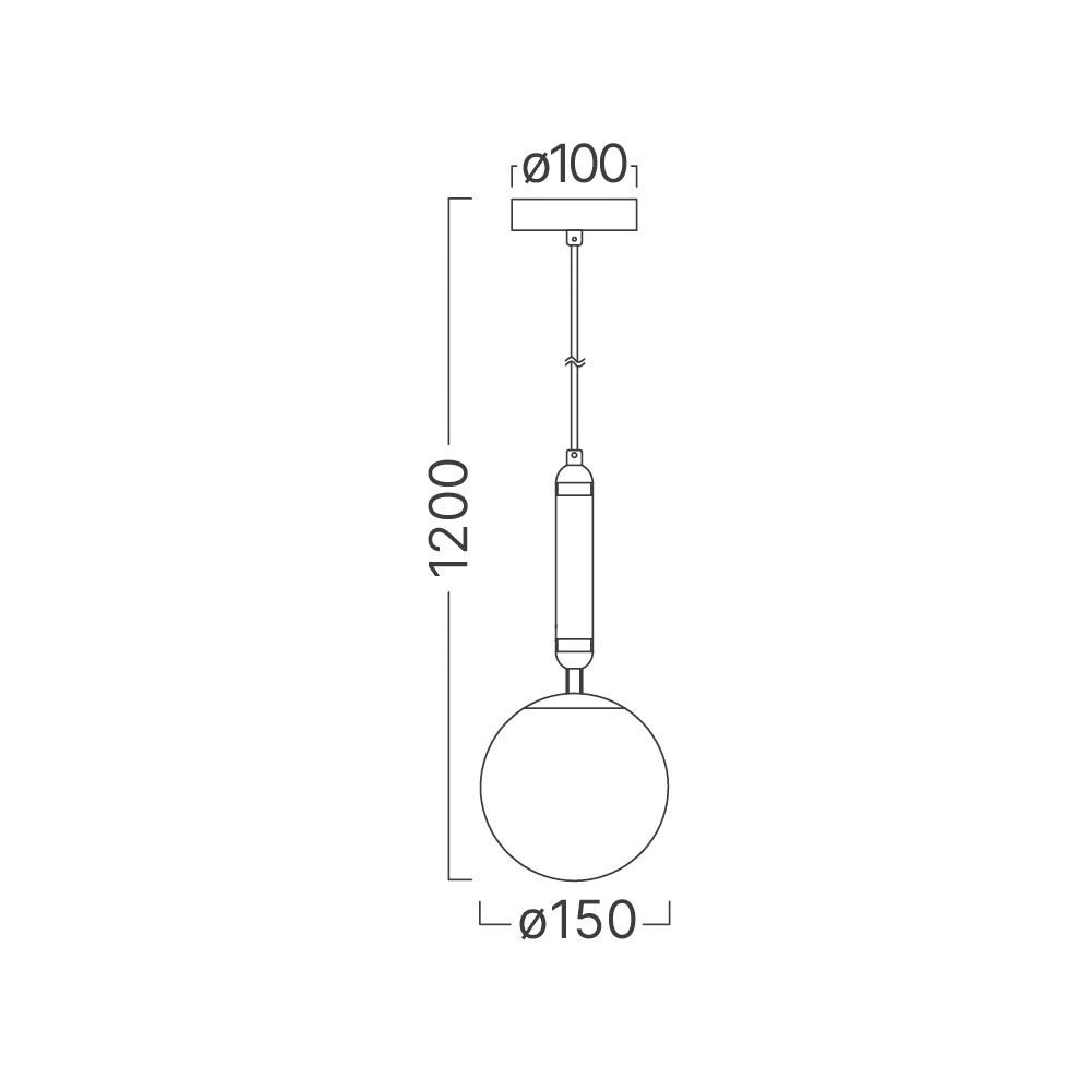 BRY-S006R-1H-1xG9-OPL-GLD-PENDANT LIGHT - 4