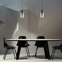 BRY-S007R-1H-1xE27-SMK-PENDANT LIGHT - (1)