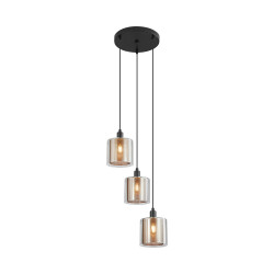 BRY-S008R-3H-3xE14-CPR-PENDANT LIGHT - 