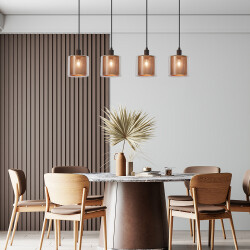 BRY-S008S-4H-4xE14-GLD-PENDANT LIGHT - (1)