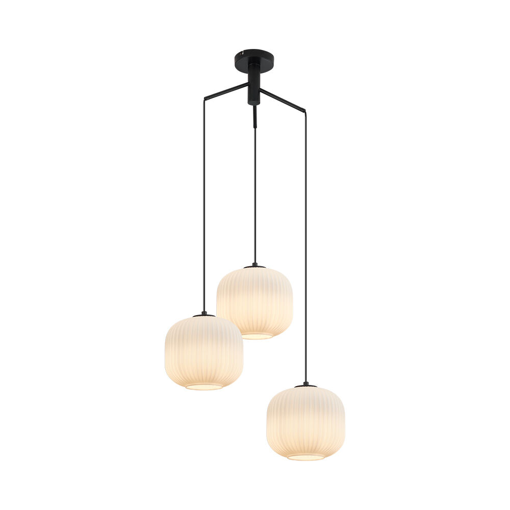 BRY-S009R-3H-1xE27-OPL-BLC-PENDANT LIGHT - 1