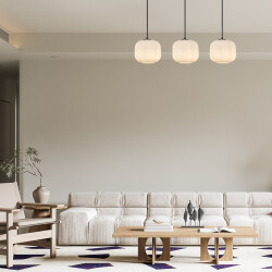 BRY-S009S-3H-1xE27-OPL-BLC-PENDANT LIGHT - (1)