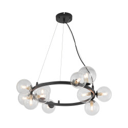 BRY-S011R-11H-11xG9-CLR-PENDANT LIGHT - 