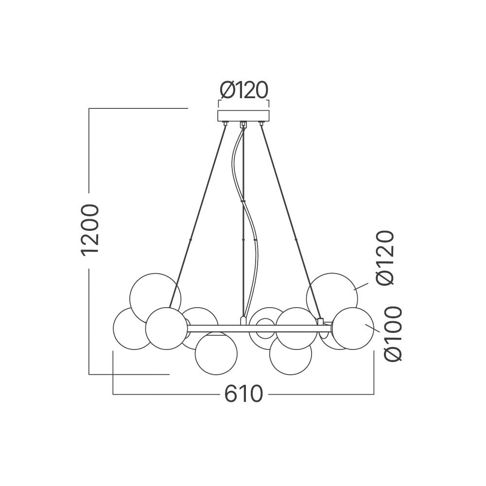 BRY-S011R-11H-11xG9-CLR-PENDANT LIGHT - 4