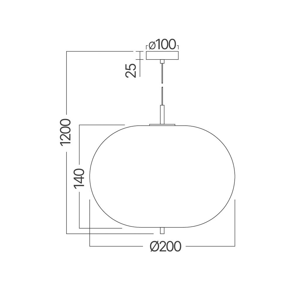 BRY-S011R-1H-1xE14-OPL-BLC-PENDANT LIGHT - 4