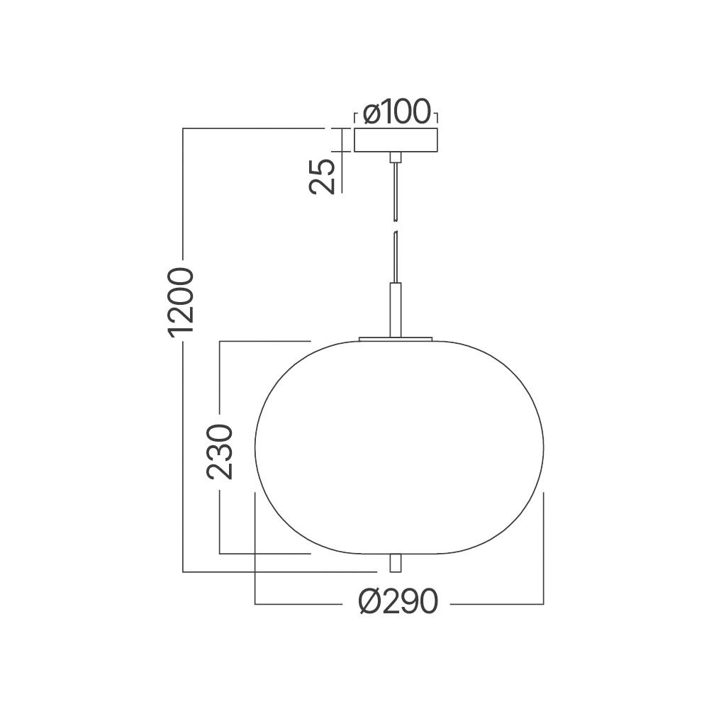 BRY-S011R-1H-1xE27-OPL-BLC-PENDANT LIGHT - 4