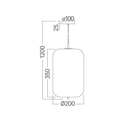 BRY-S011R-1H-1xE27-OPL-BLC-PENDANT LIGHT - 4