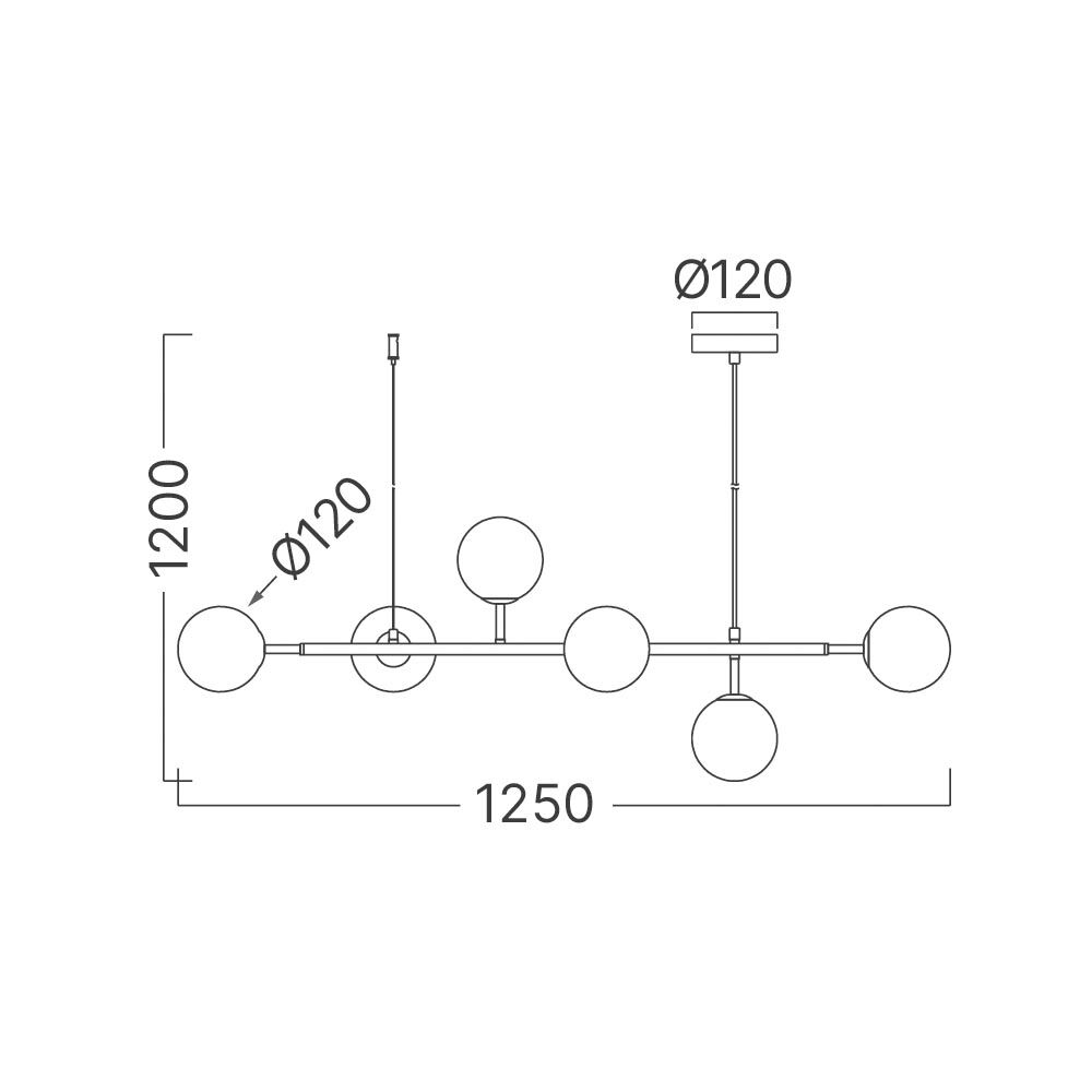 BRY-S011S-6H-6xG9-OPL-PENDANT LIGHT - 4