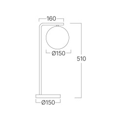 BRY-S013T-1H-1xG9-OPL-BLC-TABLE LAMP - 4