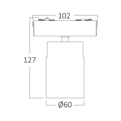 BRY-S20A-SRC035-7W-48VDC-4000K-BLC-MAG. TRACK - 6