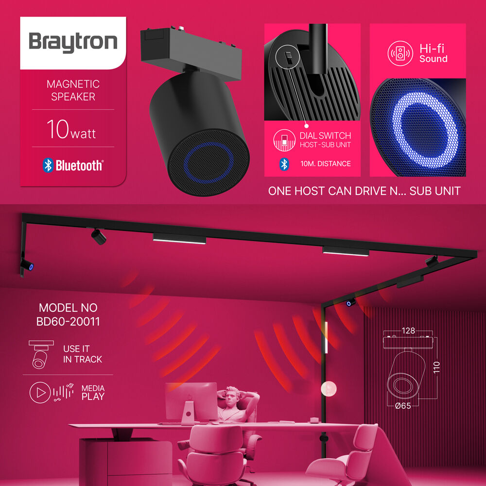 BRY-S20B-SPK-10W-48VDC-BTH-BLC-MAG. SPEAKER - 3