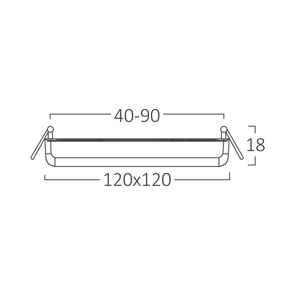 BRY-SMD-ADR-16W-SQR-ADJ-WHT-3IN1-LED PANEL - 5