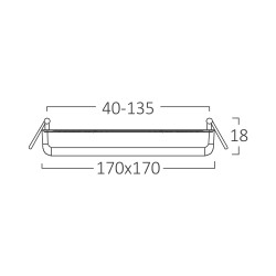 BRY-SMD-ADR-24W-SQR-ADJ-WHT-3IN1-LED PANEL - 5
