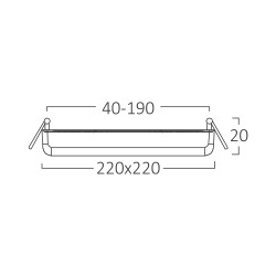 BRY-SMD-ADR-36W-SQR-ADJ-WHT-3IN1-LED PANEL - 5