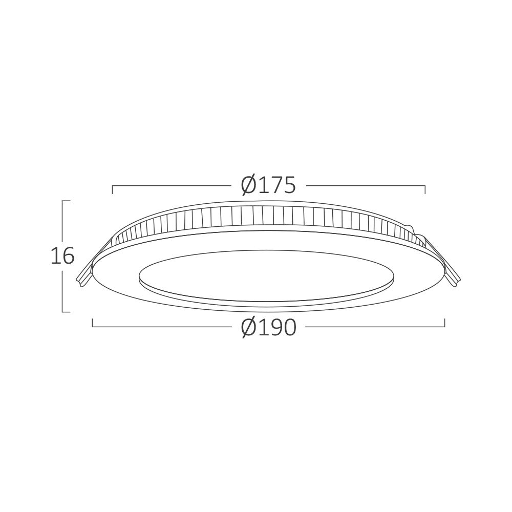 BRY-SMD-CRD-15W-6INCH-WHT-4000K-SMD LED PANEL LIGH - 6