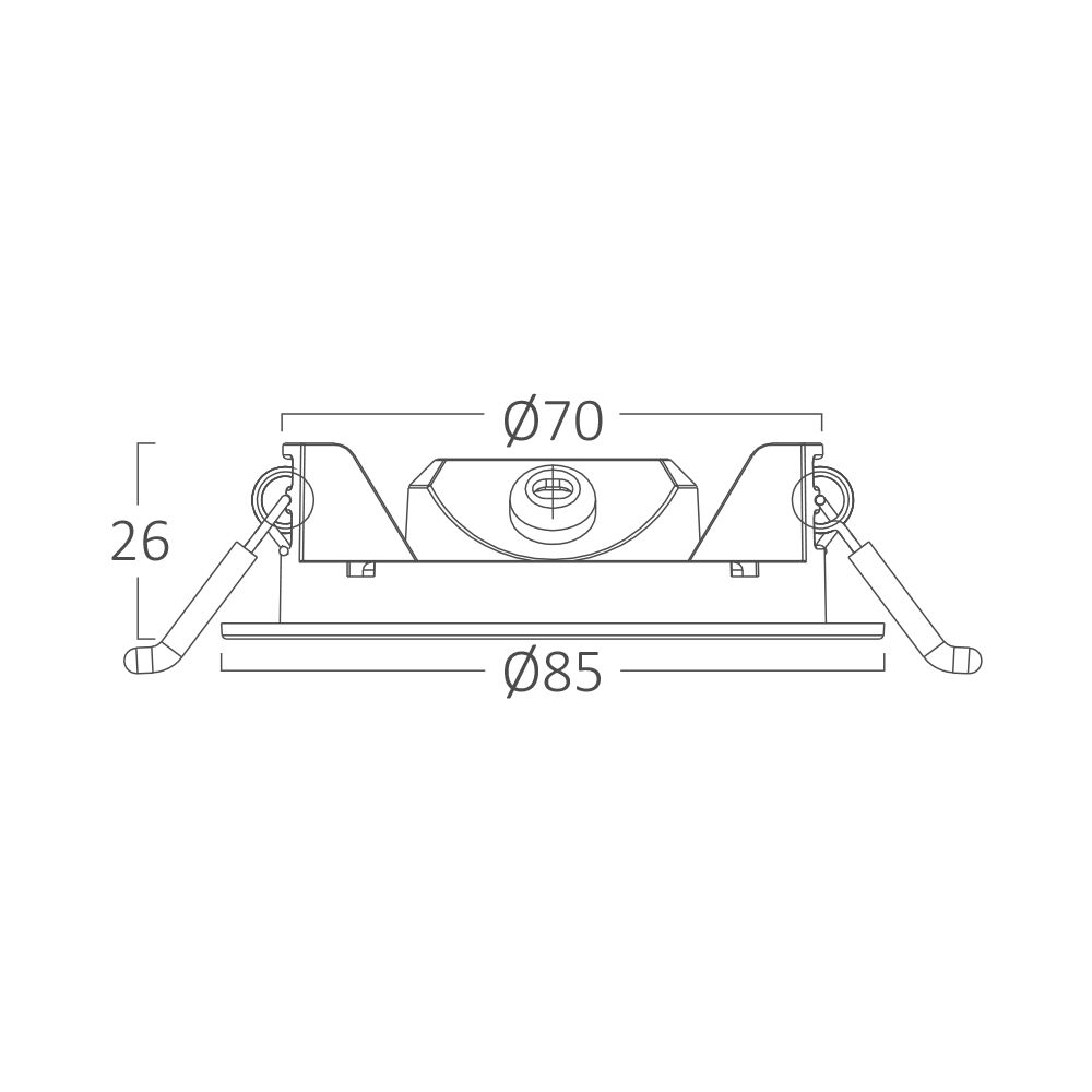 BRY-SMD-CRP-4W-RND-DIM-3INC-WHT-3IN1-LED PANEL - 8