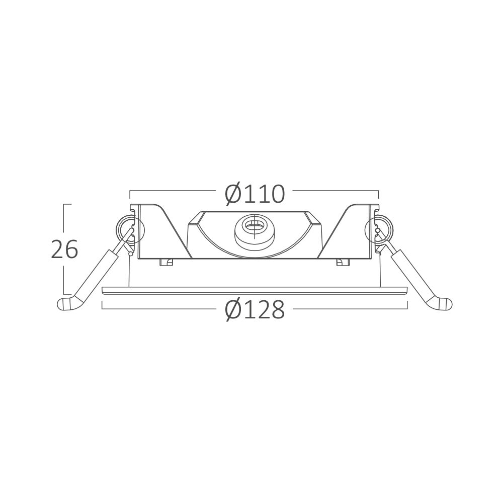 BRY-SMD-CRP-6W-RND-DIM-4INC-BLC-3IN1-LED PANEL - 8