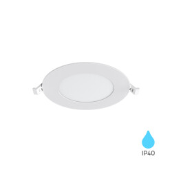 BRY-SMD-CRP-9W-RND-4INC-WHT-6500K-LED PANEL - 1