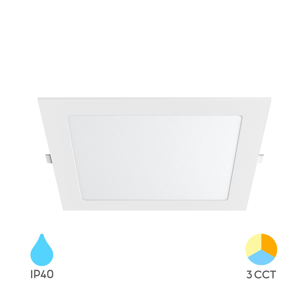 BRY-SMD-CSP-18W-SQR-8INC-WHT-3IN1-LED PANEL - 1