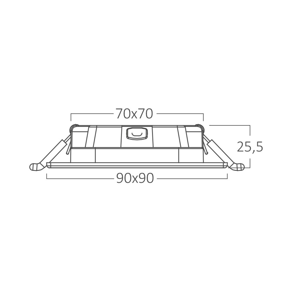 BRY-SMD-CSP-4W-SQR-DIM-3INC-WHT-3IN1-LED PANEL - 8