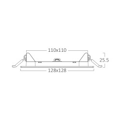 BRY-SMD-CSP-6W-SQR-4INC-WHT-3IN1-LED PANEL - 8