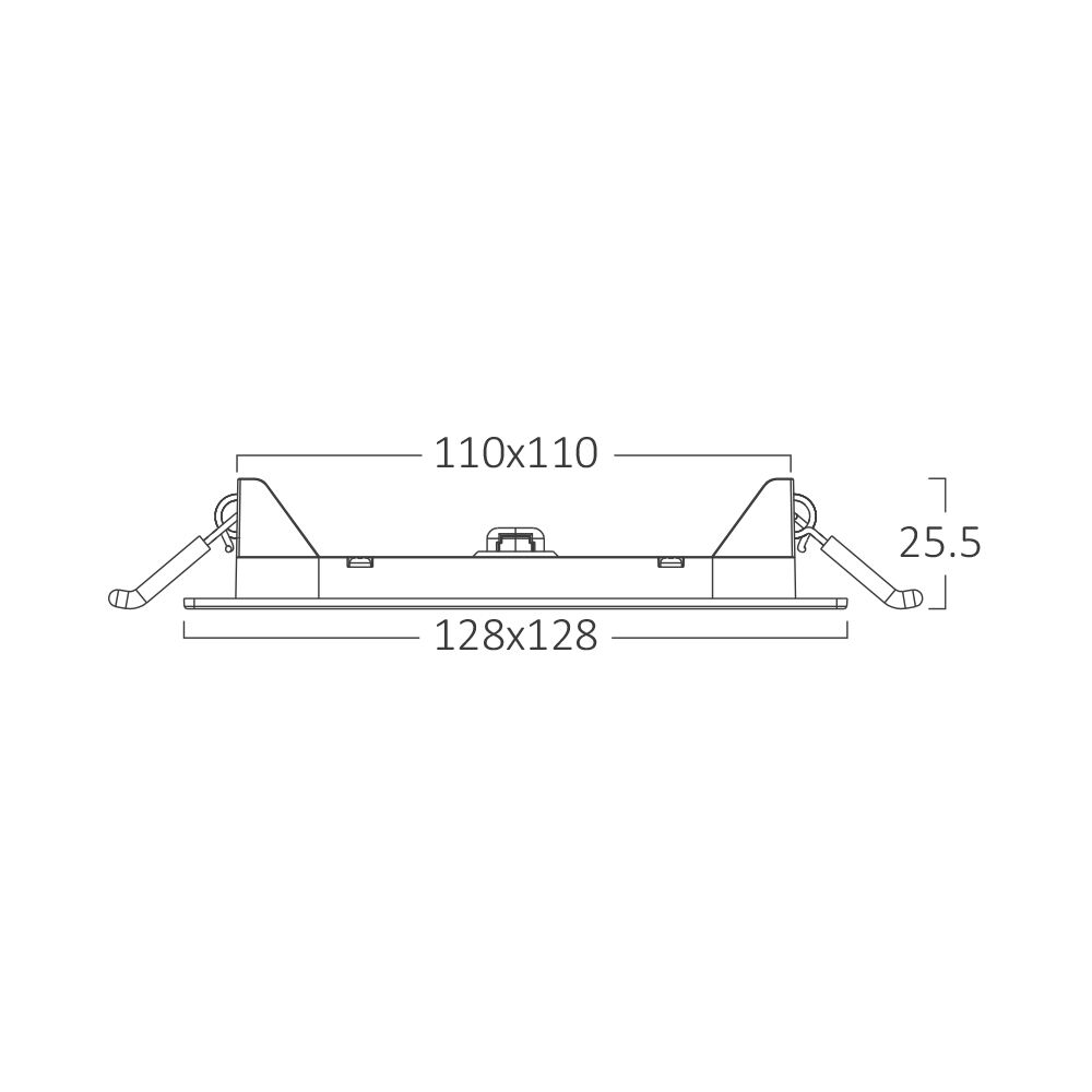 BRY-SMD-CSP-6W-SQR-4INC-WHT-4000K-LED PANEL - 8