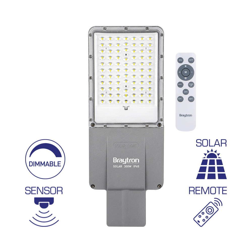 BRY-SOLAR-ST02-150W-6500K-SNS-IP65-SOLAR STREET LI - 1